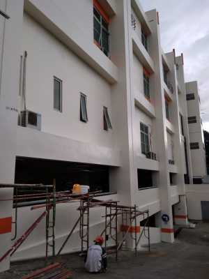 Pengecatan Eksterior Rumah Sakit Permata Pamulang